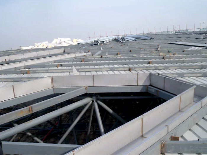 磐石安吉县体育馆网架